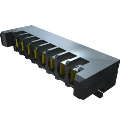 Samtec UPS Series Vertical Through Hole PCB Socket, 4-Contact, 1 Row, 3.81 mm Pitch, Solder Termination UPS-04-07.0-01-L-V