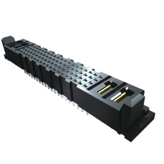 Samtec MPS-C Series Vertical Through Hole PCB Socket, 20-Contact, 4 Row, 5 mm Pitch Solder MPSC-02-16-02-7.70-03-L-V