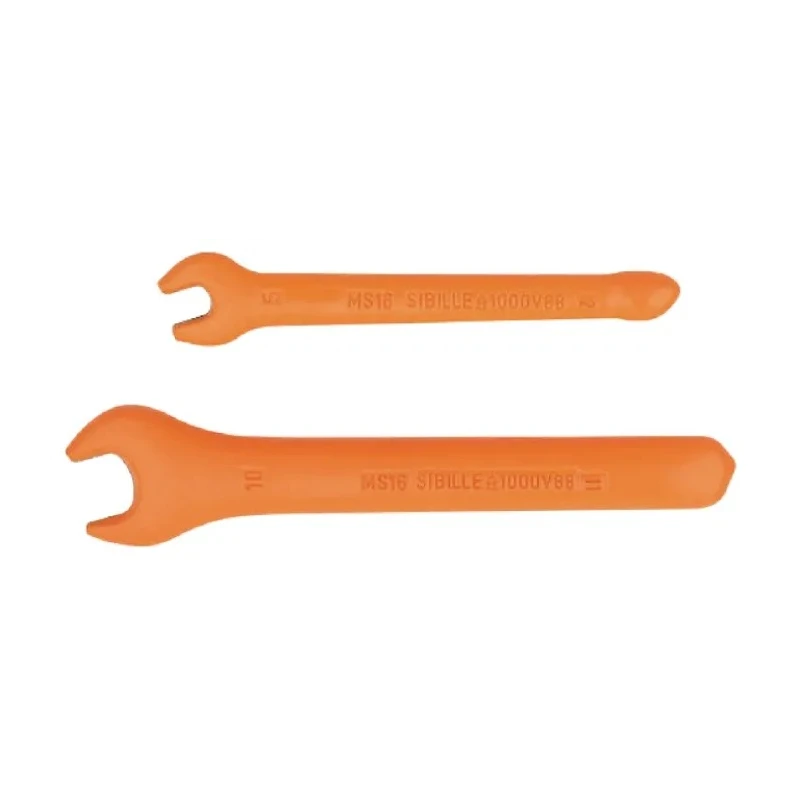 Penta Single Ended Open Spanner Metric 8 mm VDE/1000V Approved Chrome Vanadium Steel Plain Lacquer Finish MS16RS-8