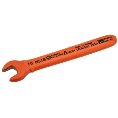 Penta Single Ended Open Spanner Metric 10 mm Chrome Vanadium Steel VDE 1000V Approved MS16RS-10