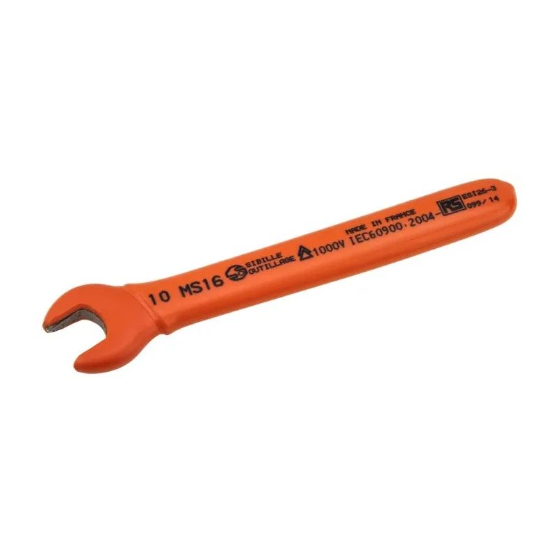 Penta Single Ended Open Spanner Metric 10 mm Chrome Vanadium Steel VDE 1000V Approved MS16RS-10