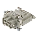 HARTING Heavy Duty Power Connector Insert, Han B Series Female, 6 Contacts, 16A, 500V 09330064725