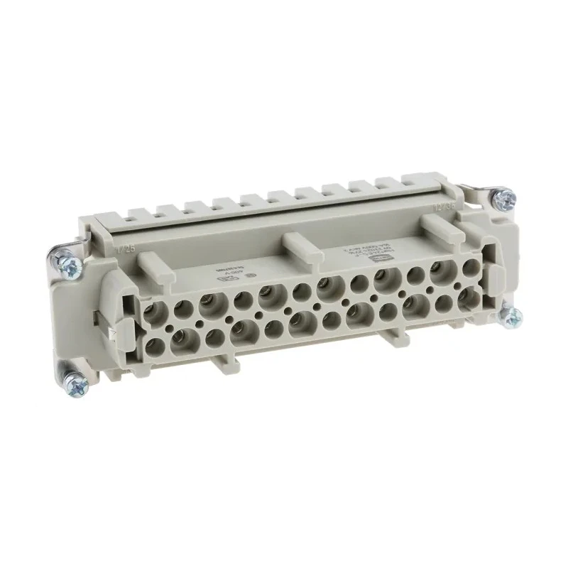 HARTING Heavy Duty Power Connector Insert 16A 500V Han ES Series Female 24 Contacts 09330242716