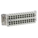 HARTING Heavy Duty Power Connector Insert 16A 500V Han ES Series Female 24 Contacts 09330242716