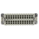 HARTING Heavy Duty Power Connector Insert 16A 500V Han ES Series Female 24 Contacts 09330242716