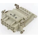 HARTING Han E AV Series 24-Contact Male Interface Module Cable 16A 500V 09330244625