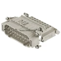 HARTING Heavy Duty Power Connector Insert 16A Han B Series Male 16 Contacts 09330164625