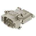 HARTING Heavy Duty Power Connector Insert 16A Han B Series Male 6 Contacts 09330064625