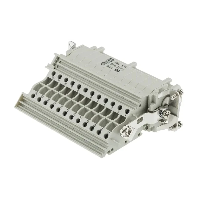 HARTING Heavy Duty Power Connector Insert 16A, Han B Series Female, 24 Contacts 09330244725