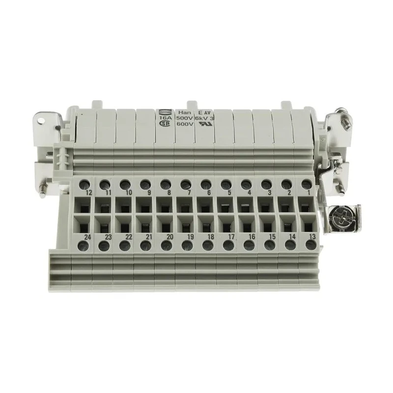 HARTING Heavy Duty Power Connector Insert 16A, Han B Series Female, 24 Contacts 09330244725