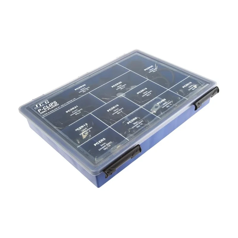 JCS 104 Piece Stainless Steel P-Clip Kit 5 mm to 60 mm PCZRAB1