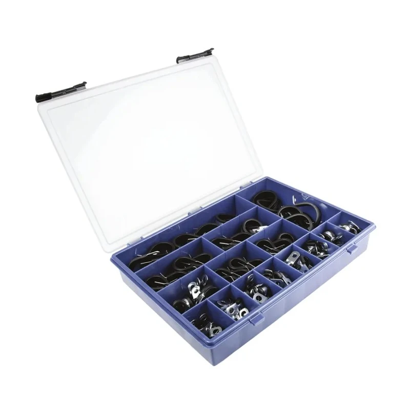 JCS 104 Piece Stainless Steel P-Clip Kit 5 mm to 60 mm PCZRAB1