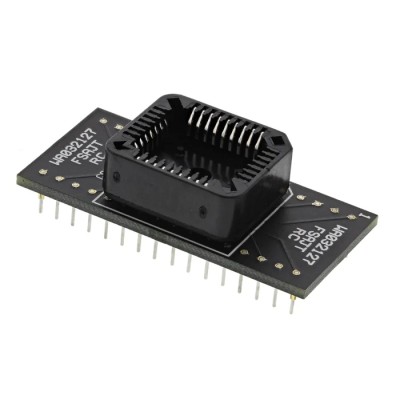Winslow Straight Through Hole Mount 2.54 mm Pitch IC Socket Adapter, PLCC to DIP WA032127FSAJTRC