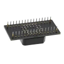 Winslow Straight Through Hole Mount 2.54 mm Pitch IC Socket Adapter, PLCC to DIP WA032127FSAJTRC