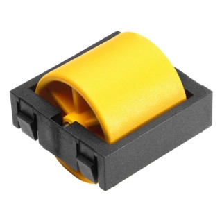 RS PRO Zinc Plated Steel Round Conveyor Roller 24 mm Diameter x 33.3 mm Length Flange Fixing 150 N Dynamic Load 229-9169