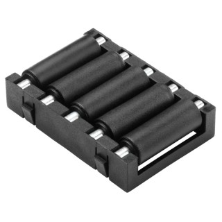 RS PRO Zinc Plated Steel Round Conveyor Roller Axle 9 mm Diameter x 50 mm Length 80 N Dynamic Load Capacity Model 229-9197