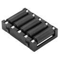 RS PRO Zinc Plated Steel Round Conveyor Roller 9 mm Diameter x 50 mm Length, Steel (Zinc Plated) Spindle, Dynamic 229-9196