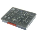 JCS Hi-Torque Stainless Steel Hose Clip Kit 157 Pieces 10 Sizes MCZAB1RS