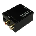 RS PRO Black 5 Port Analogue to Digital Audio Converter RCA to Coaxial 48 KHz Sampling Rate 229-9941