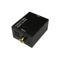 RS PRO Black 5 Port Analogue to Digital Audio Converter RCA to Coaxial 48 KHz Sampling Rate 229-9941