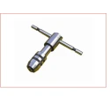 RS PRO Tap Wrench T-Handle Tap Wrench Steel Chrome Finish Thread Size M3 to M5 Overall Length 105mm 230-0112