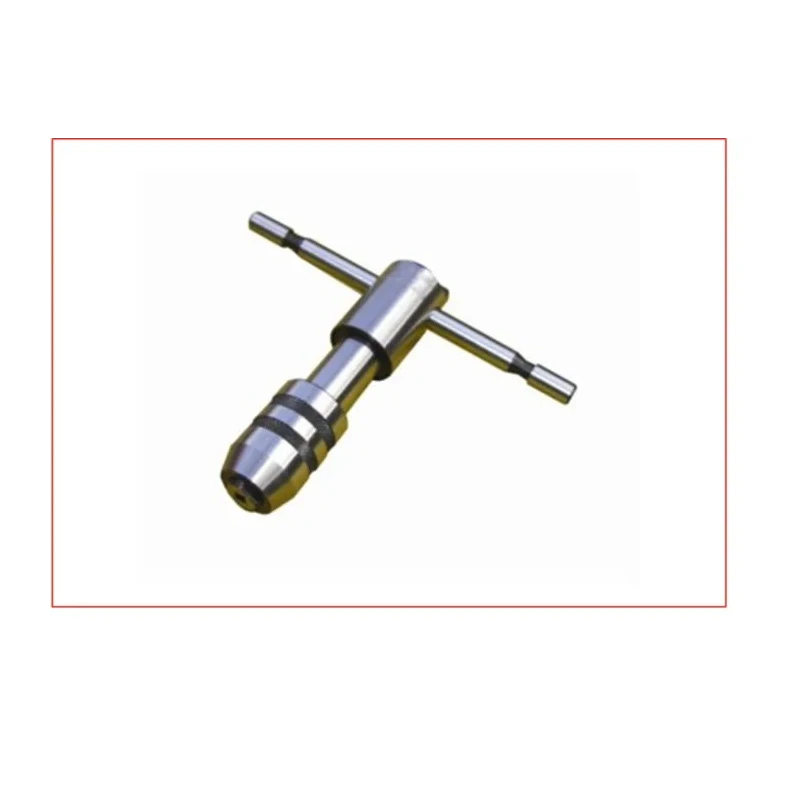 RS PRO Tap Wrench T-Handle Tap Wrench Steel Chrome Finish Thread Size M3 to M5 Overall Length 105mm 230-0112