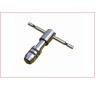 RS PRO Tap Wrench T-Handle Tap Wrench Steel Chrome Finish Thread Size M3 to M5 Overall Length 105mm 230-0112