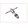 RS PRO T-Handle Tap Wrench Steel Chrome Finish Ratcheting 1/8 To 1/4 Thread Size 230-0113