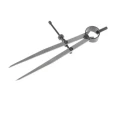 RS PRO Caliper 150 mm Straight Spring Imperial and Metric Measurement 230-0124