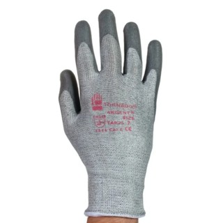 Tornado Grey Yarn Cut Resistant Gloves Size 10 with Polyurethane Coating TAR25-10