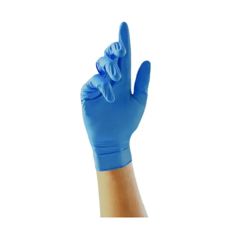 Unigloves Blue Nitrile Powder-Free Disposable Gloves Medical Grade Food Safe 0.08 mm GS0043