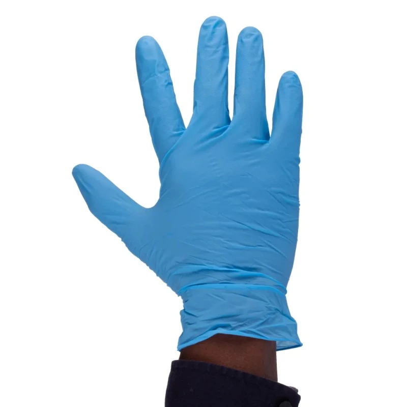 Unigloves Blue Nitrile Disposable Gloves Medical Powder-Free Food Safe 0.09 mm GU0042