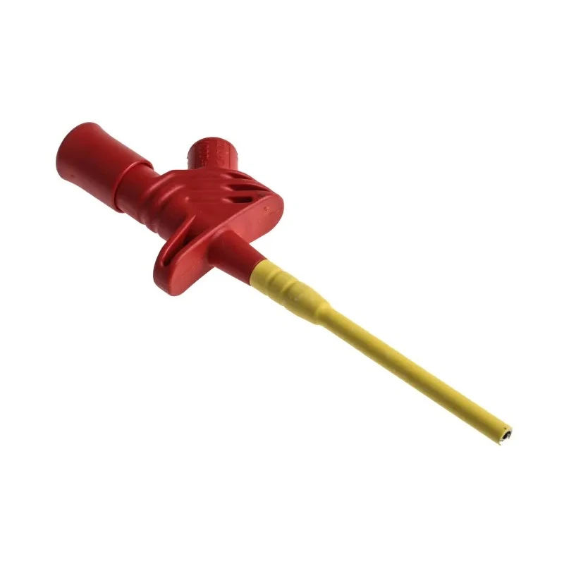 Hirschmann Test & Measurement Red Socket Hook Clip 4.3 mm Tip 1000 V AC/DC 20A 972309101