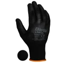 Liscombe Black Polyamide Work Gloves Size 7 with Polyurethane Coating LN614-07
