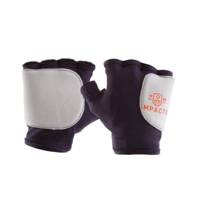 Impacto Blue Grey Nylon Work Gloves Size 7 Visco-Elastic Polymer Coating 503-10-S