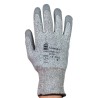 Tornado Electroflex Grey Polyurethane Coated Work Gloves Size 8, Cut and Abrasion Resistant TEF25HD-08