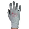 Tornado Cut Resistant Work Gloves Grey Yarn Lining Polyurethane Coating Size 9 TAR25-09