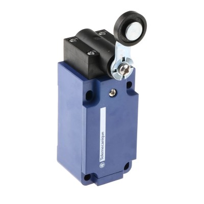 Telemecanique Sensors OsiSense XC Series Roller Lever Limit Switch, 1 NO/1 NC, IP65, Plastic Housing, 240V AC, 3A 
