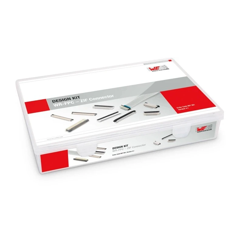 Wurth Elektronik PCB Connector Kit Containing Flat Flexible Cables, ZIF Connectors 687001