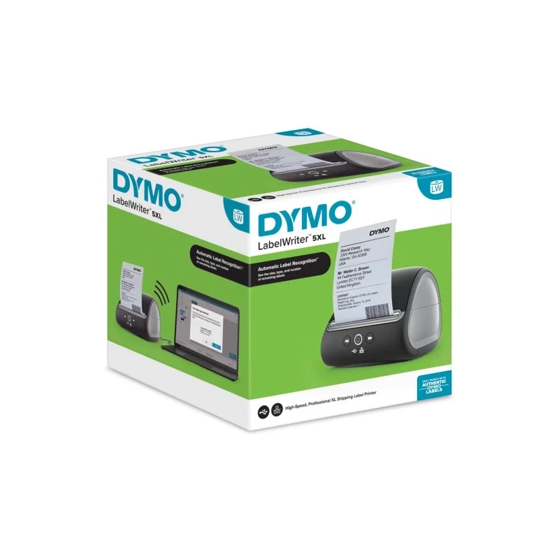 Dymo DYMO LABEL WRITER 5XL Handheld Label Printer 106 mm Max Label Width Black 300 dpi 2112725