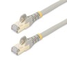 StarTech.com Cat6a Ethernet Cable, 10 m Length, Shielded Screened, Stranded Copper Conductor, Grey PVC Jacket