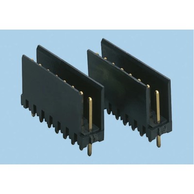Stelvio Kontek 475 Series Straight Through Hole PCB Header, 7 Contacts, 2.54 mm Pitch, 1 Row, Shrouded 66100711622