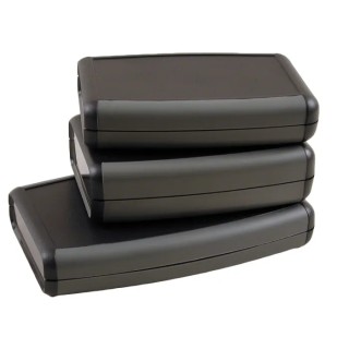 Hammond 1553W Series ABS Plastic Enclosure Black Light Grey IP65 24.9mm x 147.3mm x 89.9mm 1553WDGY