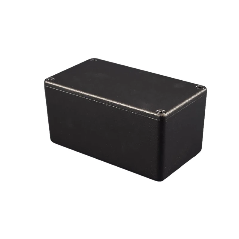 Hammond 1550 Series Black, Natural Aluminium Shielded Enclosure IP66, IK08, 51.1 mm x 222 mm x 146.1 mm 