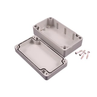 Hammond 1554 Series Clear Light Grey ABS Enclosure IP66 80 mm x 119.4 mm x 88.9 mm 1554GGY