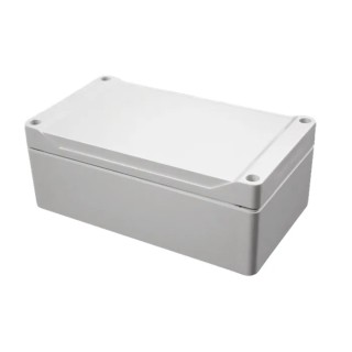 Hammond Flanged 1555F Series Grey Lid ABS Plastic Enclosure IP66 62 mm x 160 mm x 91.4 mm 1555JF42GY
