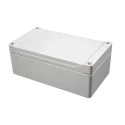 Hammond Flanged Polycarbonate Enclosure Grey Lid IP68, 62 mm x 160 mm x 91.4 mm 1555J2F42GY