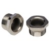 RS PRO Conduit Nickel Fitting 16 mm Nominal Size PG11 to M16 Brass Silver Finish 623-912