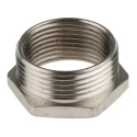 RS PRO Conduit Fitting Nickel Finish Brass 21 mm Nominal Size PG21 to M25 Thread 623-956
