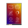 4D Systems TFT LCD Display, 60.96 mm Diagonal, 240 x 320 Pixel, SPI Interface, LED Backlight 4DLCD-24320240-IPS